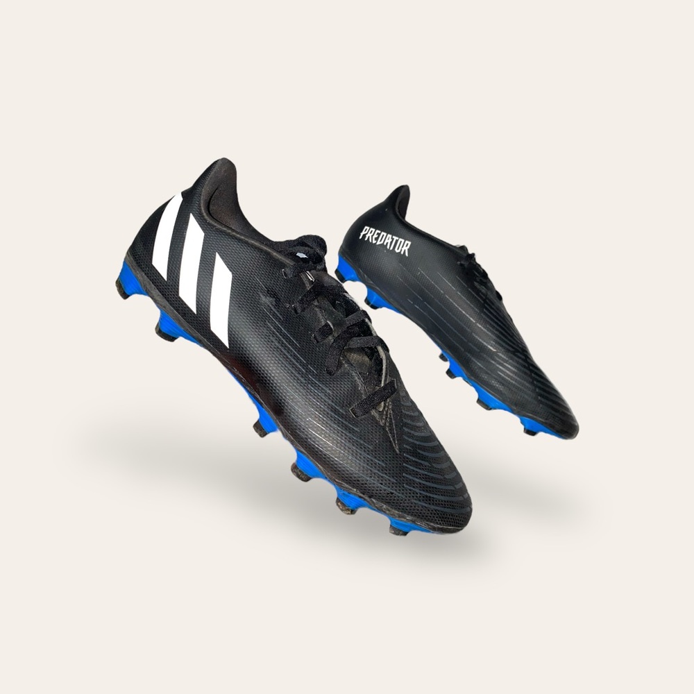 adidas Predator Blue & Black Soccer Cleats | Size 6.5
